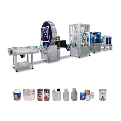 Susam Tıbbı Protein Otomatik Paketleme Hattı Kahve Tozu Şişe Dolum Hattı