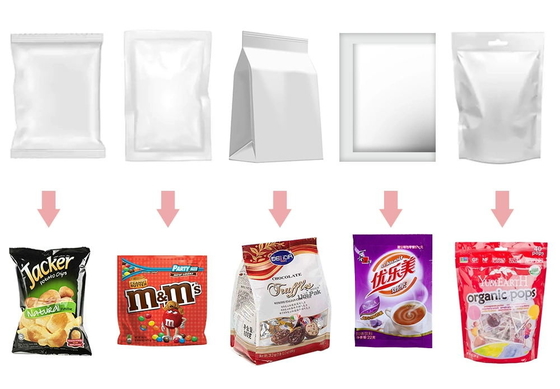 Premade Dikey Otomatik Granül Paketleme Makinası Stand Up Doypack Ağırlığı