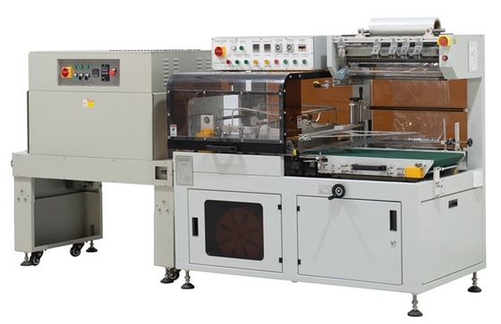 POF PVC Film Isı Tüneli Shrink Sarma Makinesi Otomatik Endüstriyel L Tipi