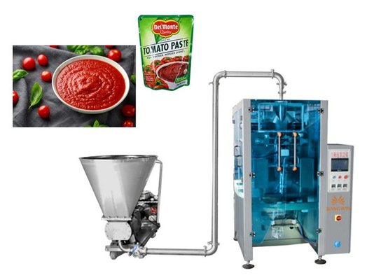 Büyük Ketçap Tam Otomatik Sıvı Dolum Makinesi 5kg Dikey Bagger Makinesi