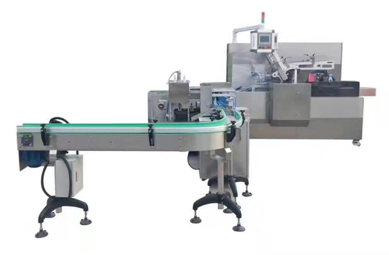 Otomatik Sıcak Tutkal Gıda Kartonlama Makinesi Flap Insert Boks Tahıl Paketleme Makinesi