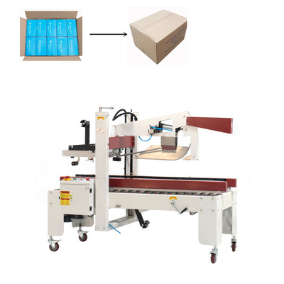 Tek Kullanımlık Yüz Maskesi Paketleme Makinesi Tıbbi Flap Katlama Karton Bantlama Makinesi