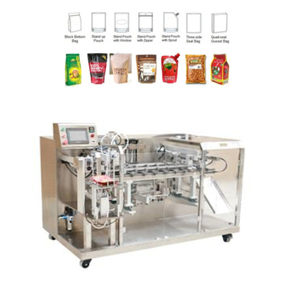 Döner Snack Poly Torba Paketleme Makinesi Gıda Hazır Dolum Makinesi