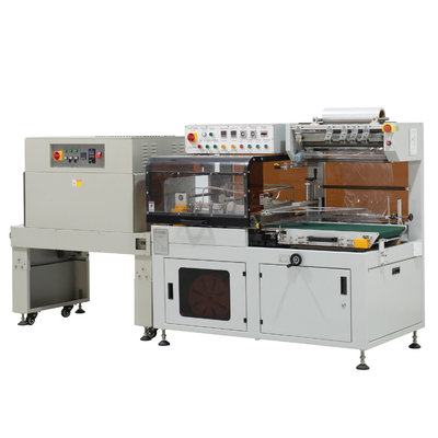 Küçük Karton PVC Isı Yalıtım Shrink Wrap Makinesi PE POF Ambalaj Kutusu Şişeleri